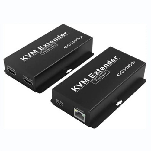OZD13D14 150m Ethernet Cable HD KVM Extender (1 Transmitter+1 Receiver) - US Plug - 1