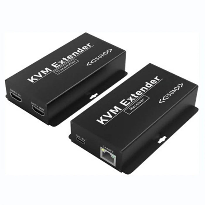 OZD13D14 150m Ethernet Cable HD KVM Extender (1 Transmitter+1 Receiver) - US Plug - 1