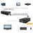OZD13D14 150m Ethernet Cable HD KVM Extender (1 Transmitter+1 Receiver) - US Plug - 4