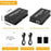 OZD13D14 150m Ethernet Cable HD KVM Extender (1 Transmitter+1 Receiver) - US Plug - 7