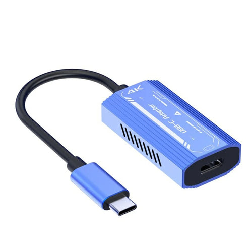 V278A 4K 60HZ Aluminum Alloy Type-C to PD+Type-C Converter Video Adapter Cable - 1