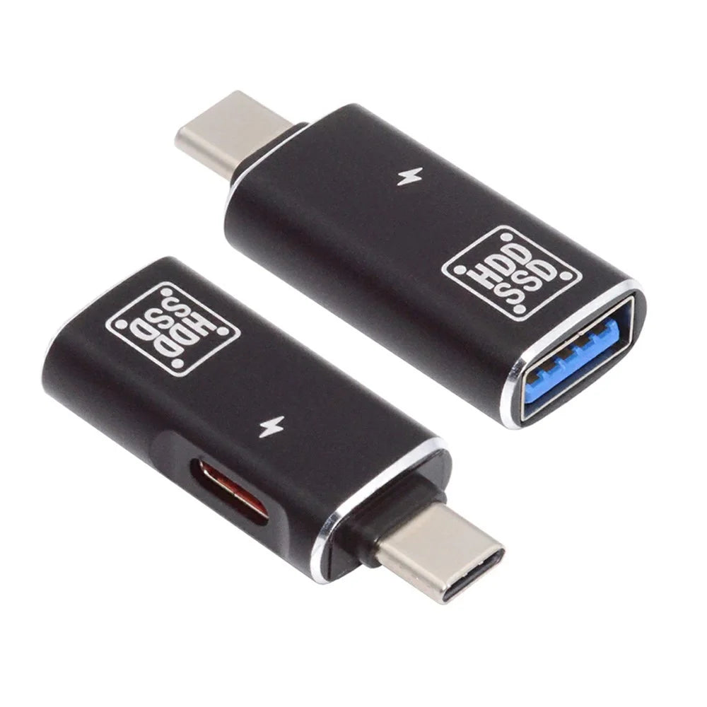 UC-035-AC 10Gbps Type-C to USB 3.0 Female OTG DC 5V Power Adapter for Tablet Phone - 1