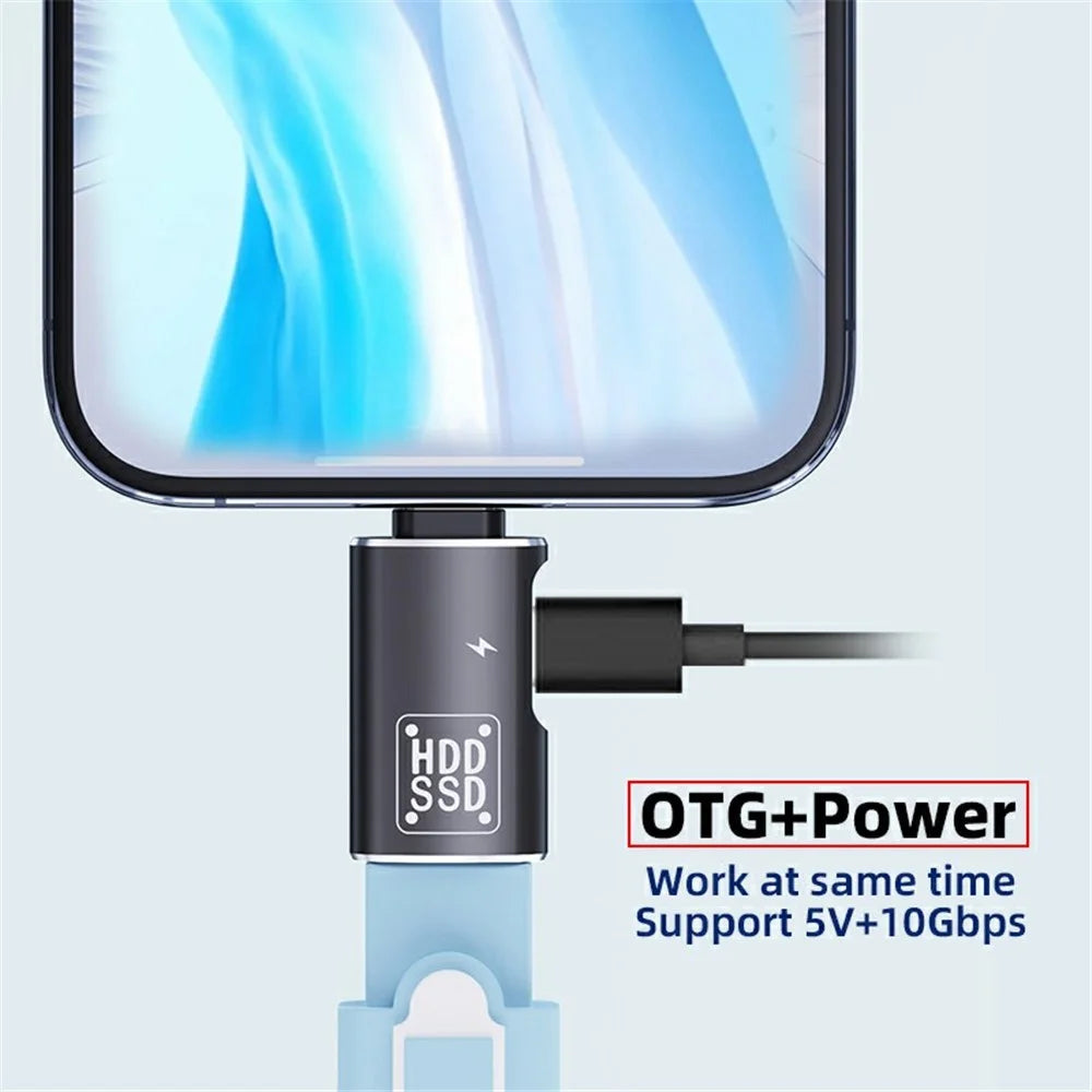 UC-035-AC 10Gbps Type-C to USB 3.0 Female OTG DC 5V Power Adapter for Tablet Phone - 2