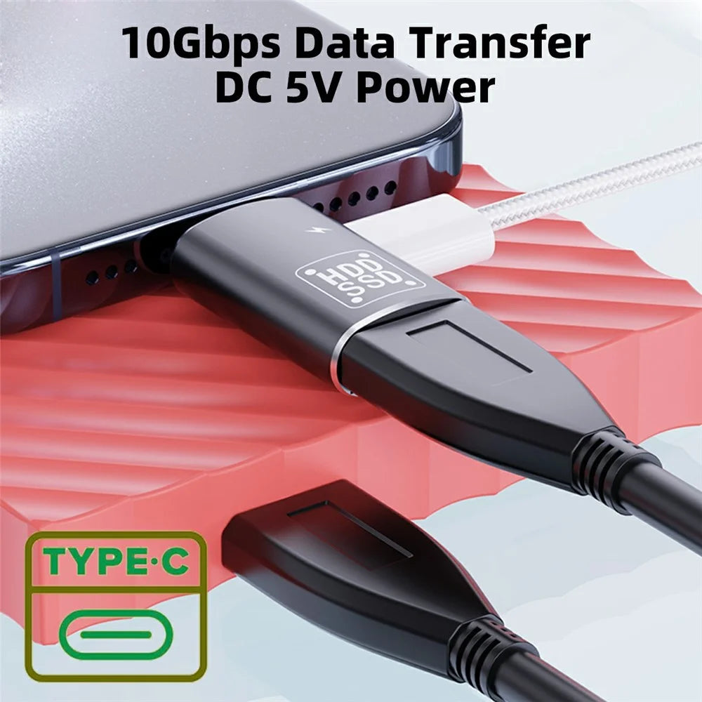 UC-035-AC 10Gbps Type-C to USB 3.0 Female OTG DC 5V Power Adapter for Tablet Phone - 4