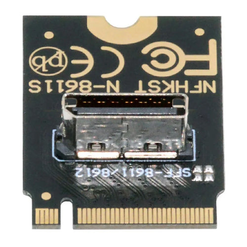 SF-023-2230MM 2230 PCI-E4.0 M.2 M-key to OCuLink SFF-8612 SFF-8611 Vertical Host Adapter for NVME U.2 SSD eGPU - 1