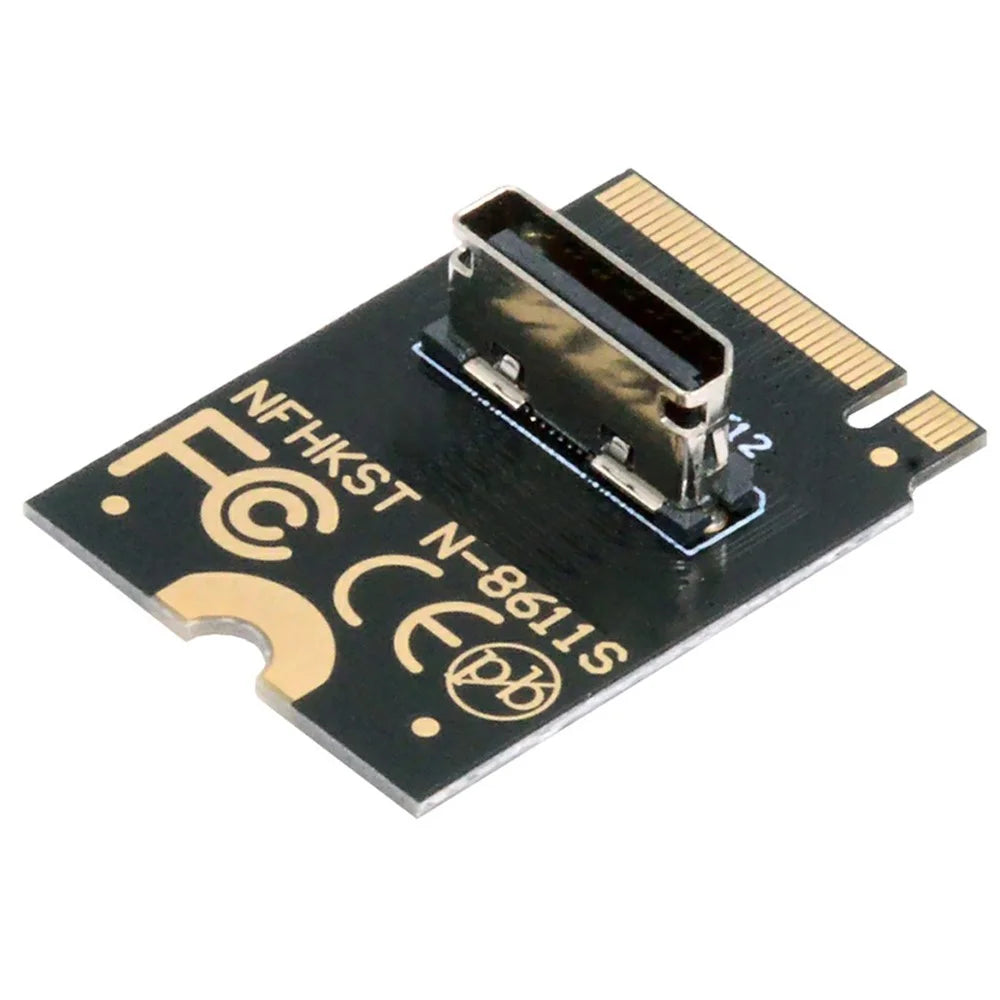 SF-023-2230MM 2230 PCI-E4.0 M.2 M-key to OCuLink SFF-8612 SFF-8611 Vertical Host Adapter for NVME U.2 SSD eGPU - 7