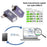 U2-010-CM 2Pcs / Set USB 2.0 B Type Female to Type-C Male Angled + Straight Extension Adapter for Printer Phone Disk - 2