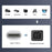 U2-010-CM 2Pcs / Set USB 2.0 B Type Female to Type-C Male Angled + Straight Extension Adapter for Printer Phone Disk - 5