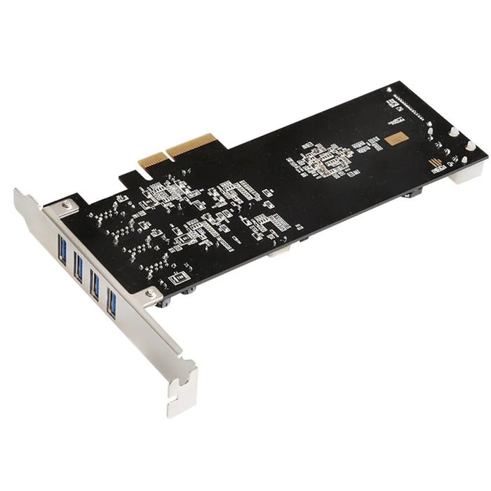 TXI058 Desktop Computer 4 USB3.0 PCI Express Card Adapter 4x5G PCI-E to USB3.0 Expansion Card - 4