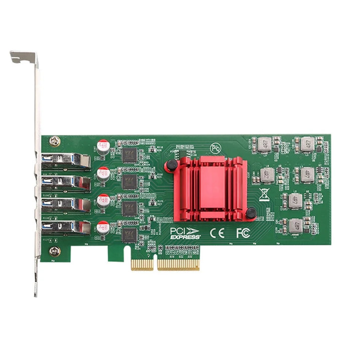 TX1175 4 USB3.0 PCIE X4 Expansion Card 4x5G Desktop Computer Visual Capture Card - 3