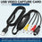 HW-1406B Audio Video RCA Capture Card USB to 4 Channel RCA Converter Support DVD / VCR / TV Box - 3
