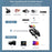 HW-1406B Audio Video RCA Capture Card USB to 4 Channel RCA Converter Support DVD / VCR / TV Box - 4