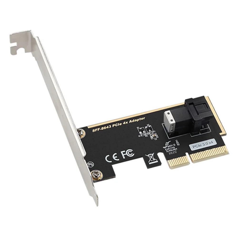 TXB123 Driver Free PICE3.0x4 U2 2.5in Nvme U.2 PCIE 3.0 to SFF8643 Adapter Card - 1