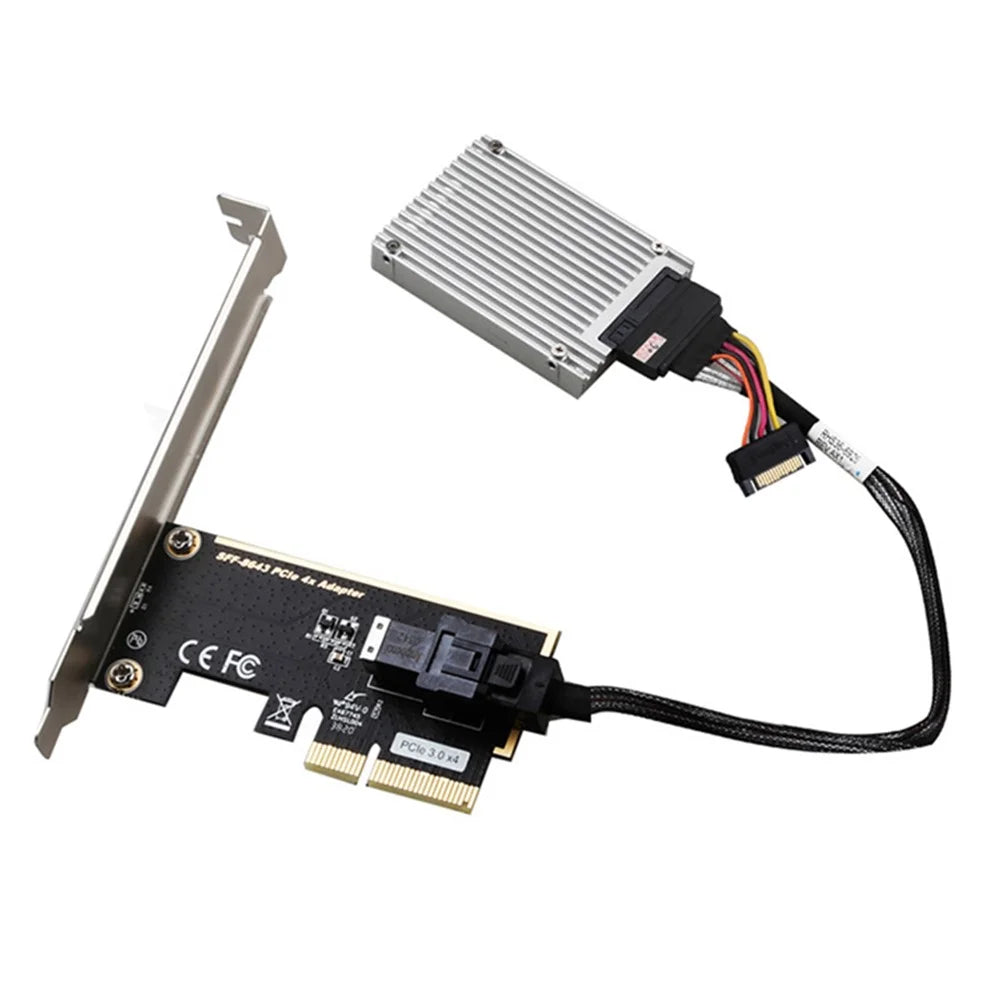 TXB123 Driver Free PICE3.0x4 U2 2.5in Nvme U.2 PCIE 3.0 to SFF8643 Adapter Card - 5