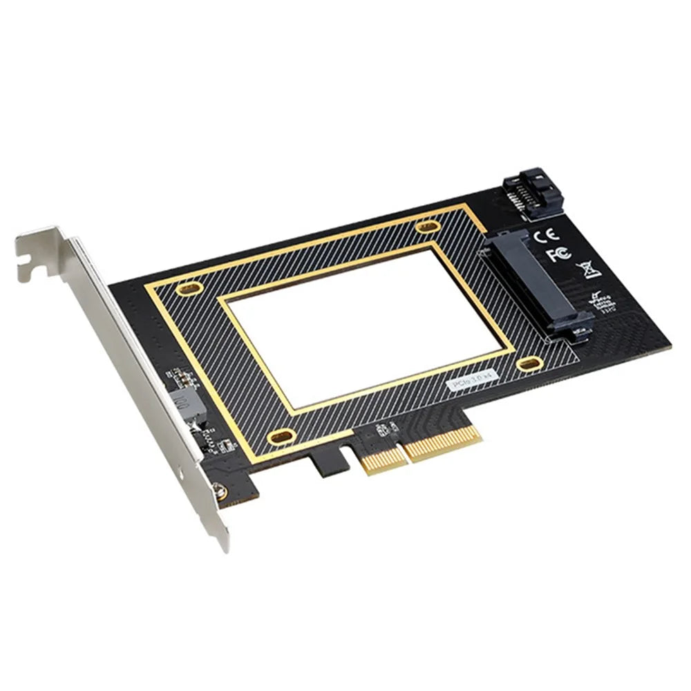 TXB124 SFF8639 SSD Solid State Drive Conversion Card PCIE X4 to U.2 Adapter Card - 1