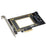 TXB124 SFF8639 SSD Solid State Drive Conversion Card PCIE X4 to U.2 Adapter Card - 1
