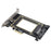 TXB124 SFF8639 SSD Solid State Drive Conversion Card PCIE X4 to U.2 Adapter Card - 2
