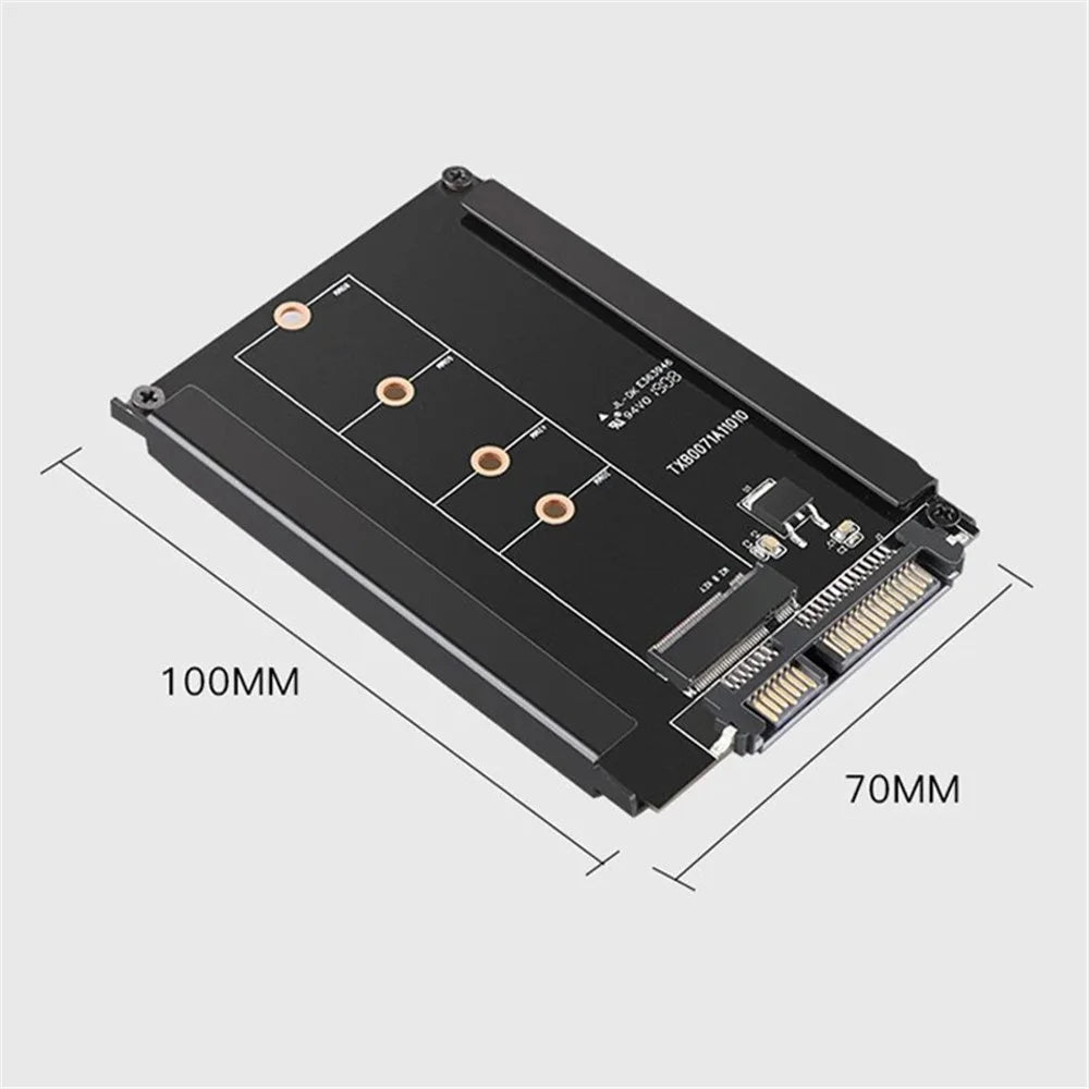 TXB007 M.2 NGFF to SATA 3.0 Adapter Card B Key 2.5-Inch SSD Converter - 7