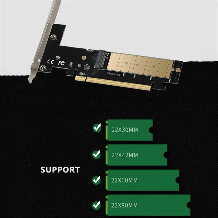 TXB005 X16 M.2 NVME SSD to PCI-E 3.0 Adapter High Speed Network Expansion Card - 5