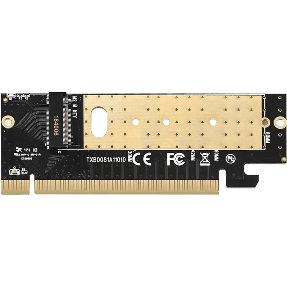 TXB008 Pcl-Express X16 SSD Adapter Card M.2 to PCIE3.0 Computer Expansion Card without Heat Sink - 2