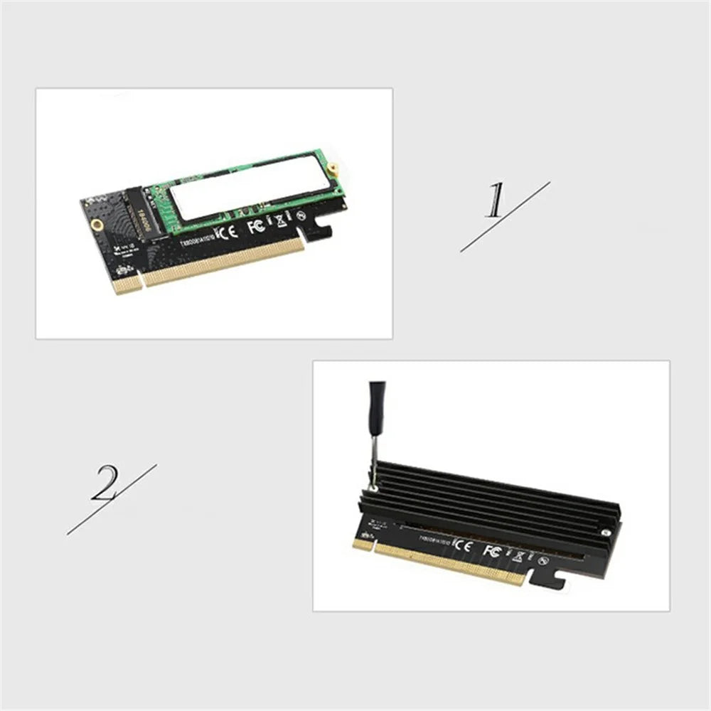 TXB008 Pcl-Express X16 SSD Adapter Card M.2 to PCIE3.0 Computer Expansion Card without Heat Sink - 6