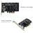 TXB119 PCI-E to 6x SATA3.0 Expansion Card Compatible with MAC / Windows / Linux / Synology - 5