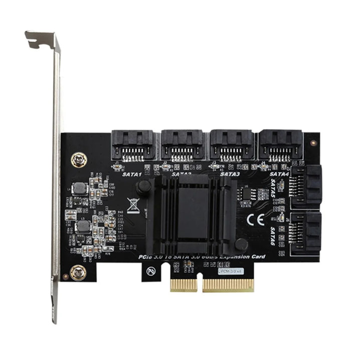 TXB119 PCI-E to 6x SATA3.0 Expansion Card Compatible with MAC / Windows / Linux / Synology - 7