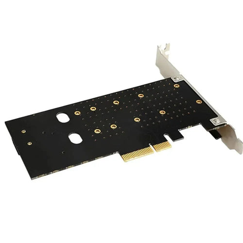 TXB044 110mm M Key + B Key Double Adapter Card Pcie to M.2 Nvme SSD NGFF Adapter Card - 1