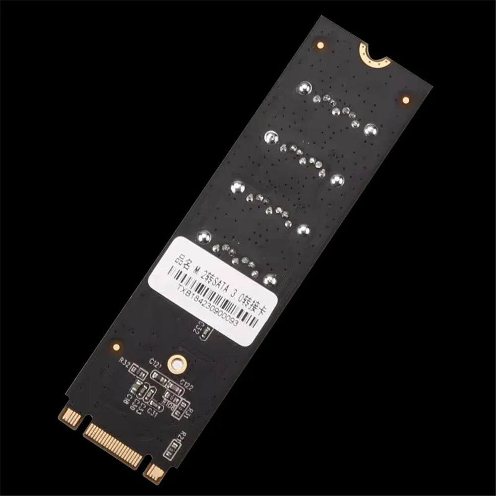 TXB184 Key-M Key-B M.2 NVME Adapter Card PCI-E 3.0 to 4-port SATA3.0 Expansion Card - 6