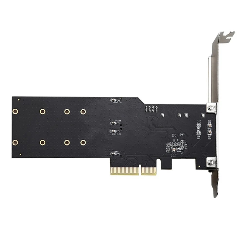 TXB120 2x SATA3.0 Adapter Card PCIE3.0 X4 to 2-port M.2 (B-Key) Expansion Card - 7
