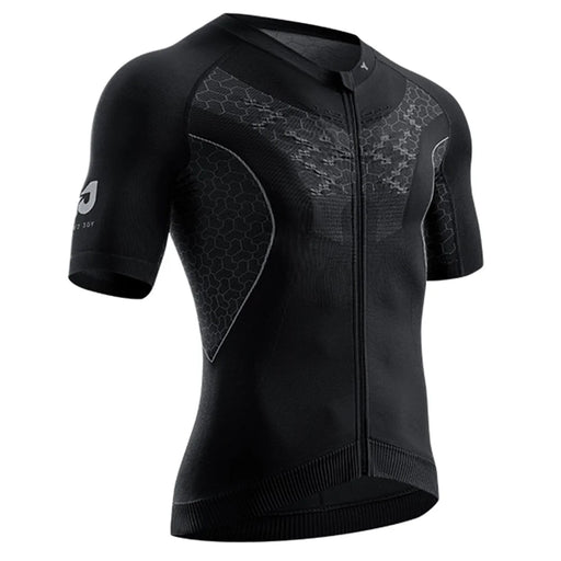 GOLOVEJOY QXF01 Outdoor Cycling Top Quick Dry Men Compression Short Sleeve T-Shirt - Black / M - 1