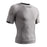 GOLOVEJOY JS02 Outdoor Sports Breathable Men Compression Short Sleeve Top for Cycling Running, Size XXL - Grey - 1