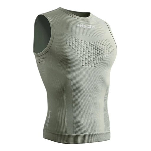 GOLOVEJOY JS01 Summer Men Sleeveless Compression Tank Top Quick Dry Breathable Fitness Vest, Size XXL - Green - 1