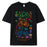 WEST BIKING YP0206180 Bicycle Print T Shirt Round Neck Short Sleeve Cotton Summer Outdoor Sports Tee - Black / S - 1