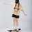 WEST BIKING YP0206180 Bicycle Print T Shirt Round Neck Short Sleeve Cotton Summer Outdoor Sports Tee - Black / S - 6