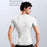 JS10 Summer Short Sleeve Training Top for Men Moisture Wicking Quick Dry Slim Fit Fitness Top - Black/M - 5