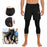 WOSAWE BF117 Fake Two-Piece Summer Cycling Capri Pants 16mm 4D Padded Mountain Bike Tights for Men Women - BF117/B Black|Asian M/European S - 2
