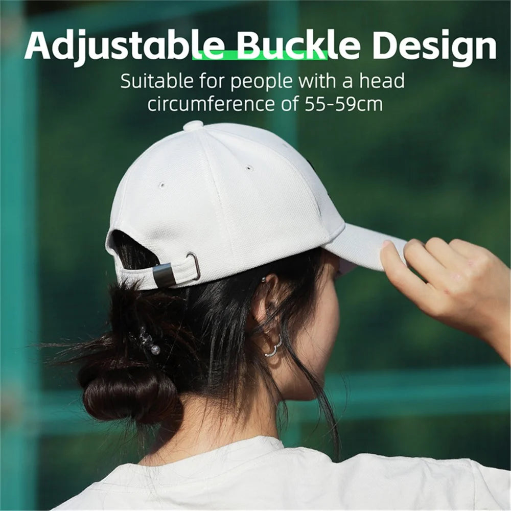 WEST BIKING YP0201424 Unisex Casual Baseball Cap Summer Breathable Outdoor Sunproof Hat - White - 4