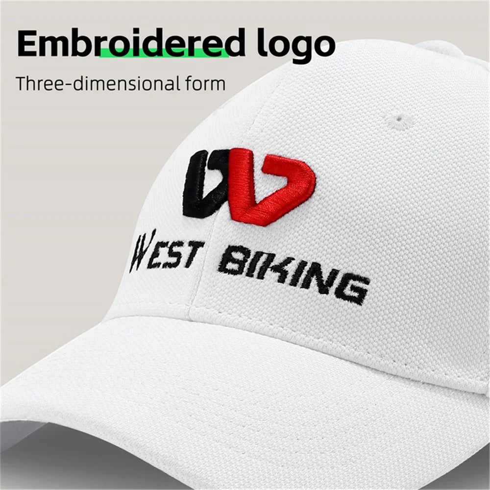WEST BIKING YP0201424 Unisex Casual Baseball Cap Summer Breathable Outdoor Sunproof Hat - White - 7