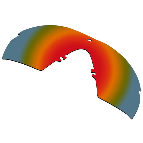 1Pair Replacement Lenses for Oakley Radar M Frame 2.0 Sunglasses (Includes Cleaning Cloth) - Fire Red - 1