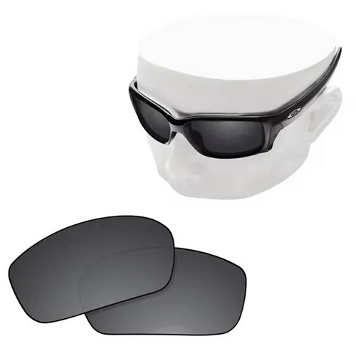 Replacement Lenses for Oakley Straightlink OO9331 61mm Sunglasses Lenses - Black - 1