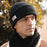 GOLOVEJOY DMZ81 Winter Combed Cotton Men Hat Elastic Knitted Warm Beanie Cap Face Mask - Black - 2