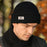 GOLOVEJOY DMZ81 Winter Combed Cotton Men Hat Elastic Knitted Warm Beanie Cap Face Mask - Black - 3