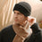 GOLOVEJOY DMZ81 Winter Combed Cotton Men Hat Elastic Knitted Warm Beanie Cap Face Mask - Black - 5