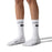 GOLOVEJOY DWZ11 Outdoor Sports Compression Socks Breathable Middle Tube Socks for Running Basketball - White  /  Size 35-39 - 1