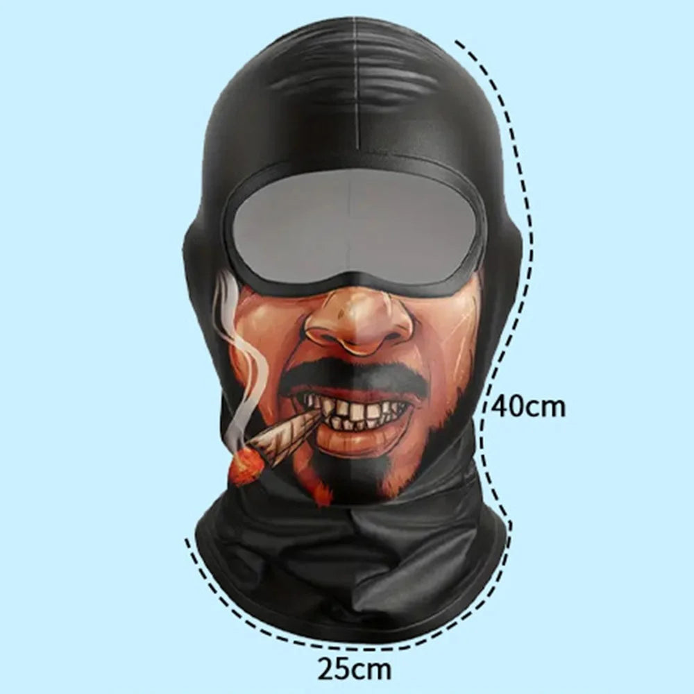 Summer Ice Silk Balaclava Cycling Face Mask Motorcycle Bike Breathable Outdoor Sun Protection Neck Gaiter Hat - LRTT-008 - 4