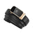 BULLCAPTAIN PD0007 120cm First Layer Cowhide Leather Men Belt Automatic Buckle Waist Belt with Keychain - Gold - 3