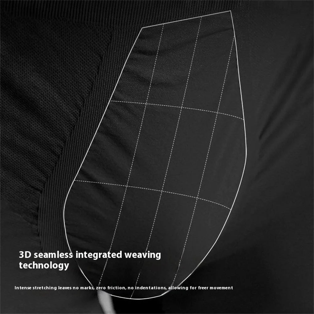 GOLOVEJOY NK05 For Men Sports Underwear 3D Pouch Fitness Cycling Boxers Breathable Underpants - Black / L - 5