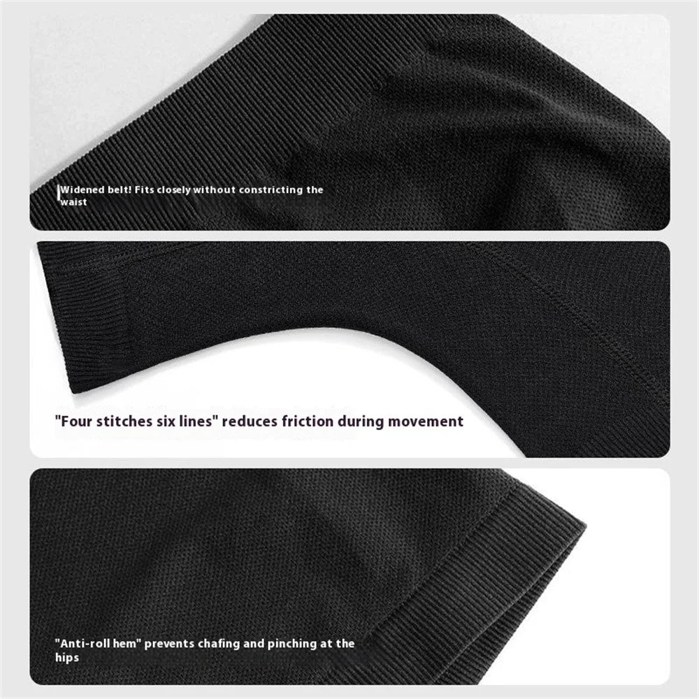 GOLOVEJOY NK05 For Men Sports Underwear 3D Pouch Fitness Cycling Boxers Breathable Underpants - Black / L - 7