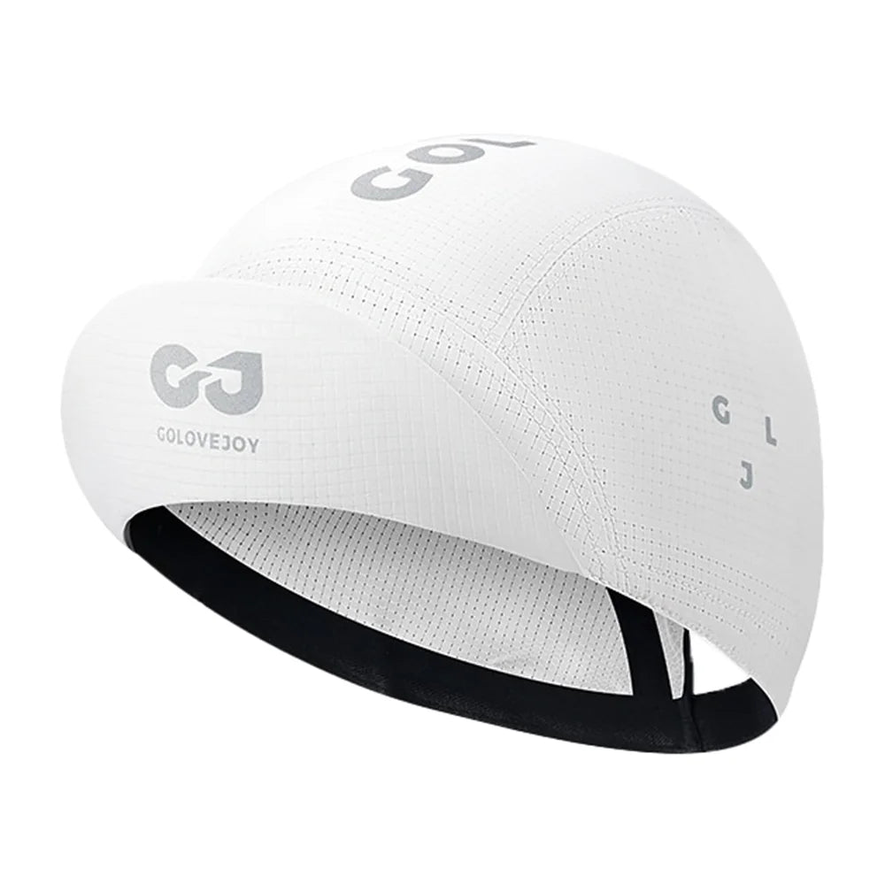 GOLOVEJOY XMZ297 Summer Cycling Cap Sweat Wicking Quick Dry Outdoor Road Bike Helmet Liner - White - 1